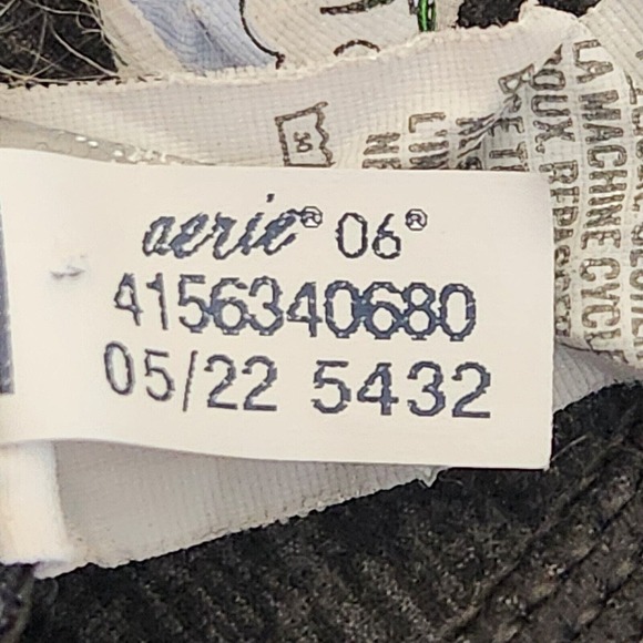 Offline By Aerie Womens Leggings Size Large Black Heather The Hugger Hi-Rise - Picture 7 of 8